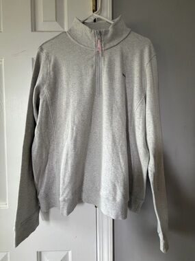 Vineyard Vines Heather Gray Half-Zip Pullover